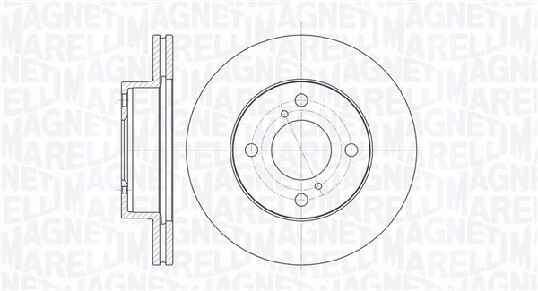 MAGNETI MARELLI Féktárcsa, mind MBD0760_MM