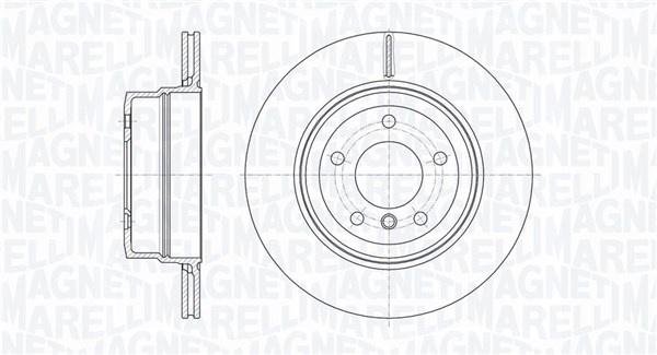 MAGNETI MARELLI Féktárcsa, mind MBD0764_MM