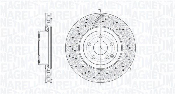 MAGNETI MARELLI Féktárcsa, mind MBD0765_MM