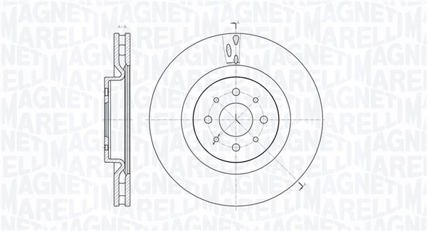 MAGNETI MARELLI Féktárcsa, mind MBD0766_MM