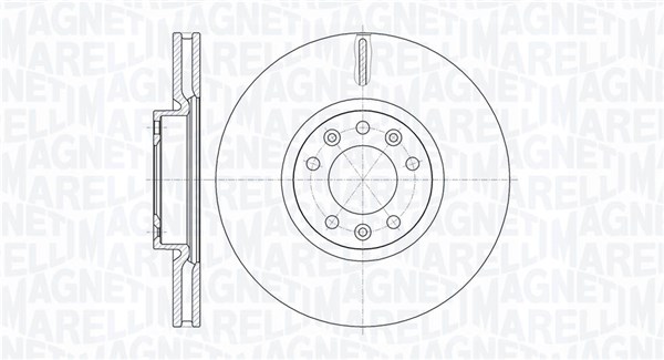 MAGNETI MARELLI Féktárcsa, mind MBD0767_MM