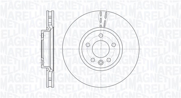 MAGNETI MARELLI Féktárcsa, mind MBD0768_MM