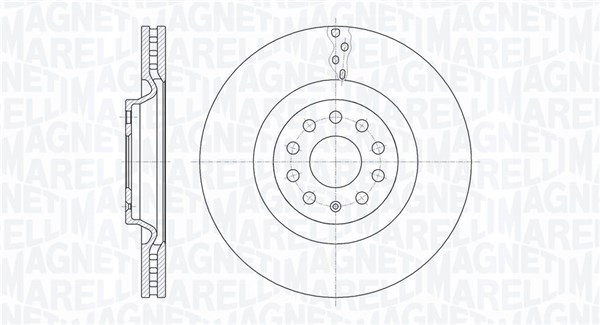 MAGNETI MARELLI Féktárcsa, mind MBD0769_MM