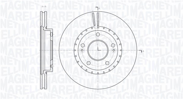 MAGNETI MARELLI Féktárcsa, mind MBD0771_MM