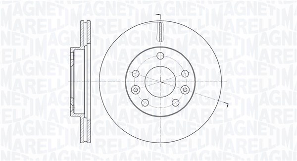 MAGNETI MARELLI Féktárcsa, mind MBD0773_MM