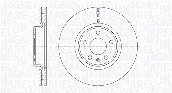 MAGNETI MARELLI Féktárcsa, mind MBD0774_MM