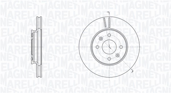 MAGNETI MARELLI Féktárcsa, mind MBD0775_MM