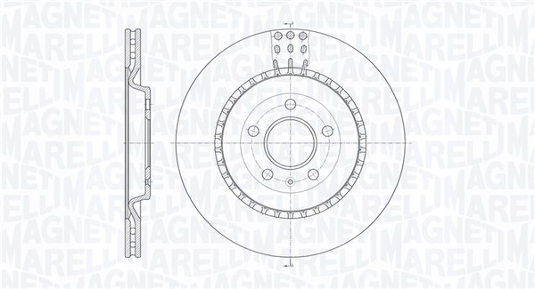 MAGNETI MARELLI Féktárcsa, mind MBD0776_MM