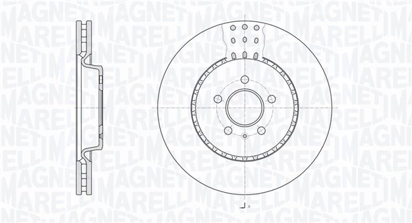 MAGNETI MARELLI Féktárcsa, mind MBD0777_MM