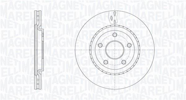 MAGNETI MARELLI Féktárcsa, mind MBD0779_MM