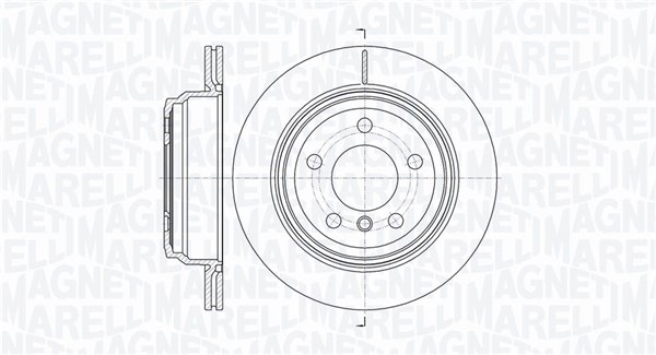 MAGNETI MARELLI Féktárcsa, mind MBD0780_MM