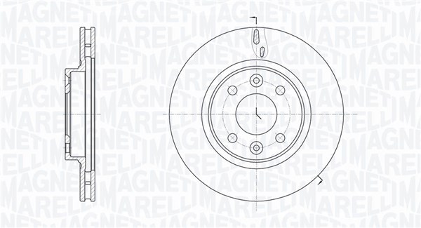 MAGNETI MARELLI Féktárcsa, mind MBD0786_MM