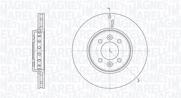 MAGNETI MARELLI Féktárcsa, mind MBD0787_MM