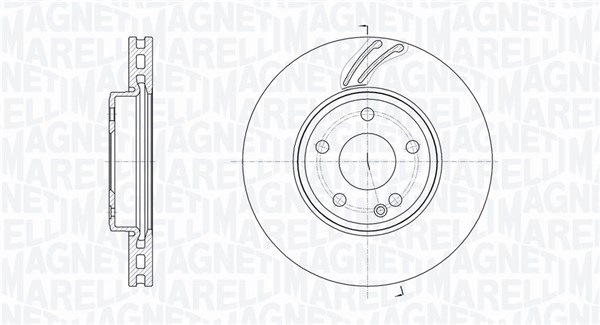 MAGNETI MARELLI Féktárcsa, mind MBD0788_MM