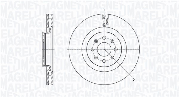 MAGNETI MARELLI Féktárcsa, mind MBD0789_MM