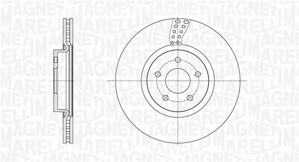 MAGNETI MARELLI Féktárcsa, mind MBD0790_MM