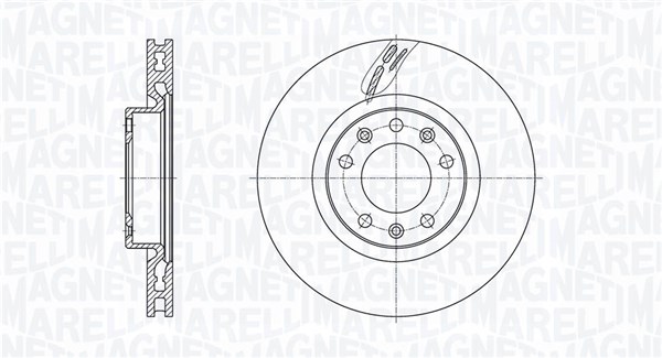 MAGNETI MARELLI Féktárcsa, mind MBD0791_MM