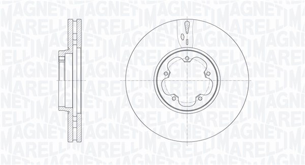 MAGNETI MARELLI Féktárcsa, mind MBD0793_MM