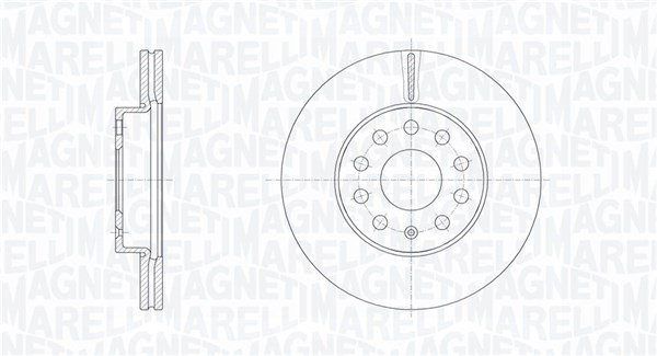 MAGNETI MARELLI Féktárcsa, mind MBD0797_MM