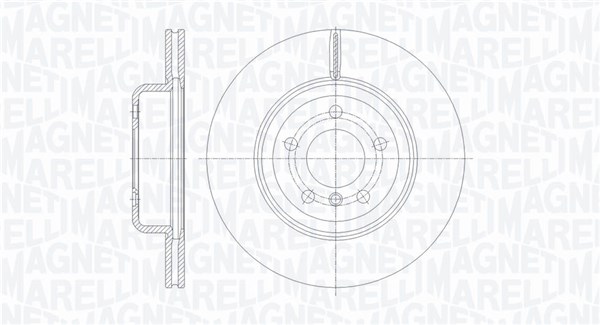 MAGNETI MARELLI Féktárcsa, mind MBD0799_MM