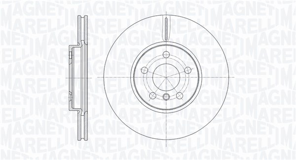 MAGNETI MARELLI Féktárcsa, mind MBD0802_MM