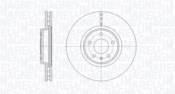 MAGNETI MARELLI Féktárcsa, mind MBD0805_MM