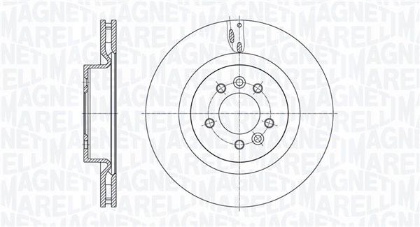 MAGNETI MARELLI Féktárcsa, mind MBD0806_MM