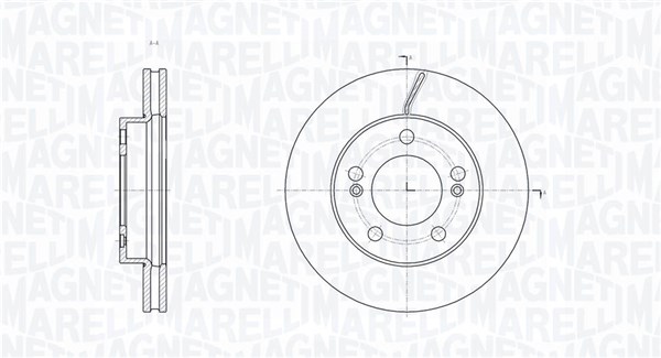 MAGNETI MARELLI Féktárcsa, mind MBD0809_MM