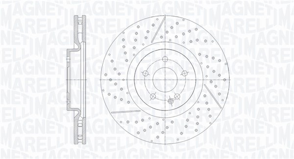 MAGNETI MARELLI Féktárcsa, mind MBD0810_MM