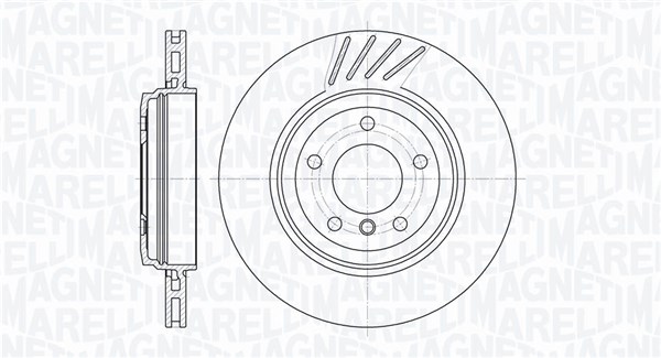 MAGNETI MARELLI Féktárcsa, mind MBD0811_MM