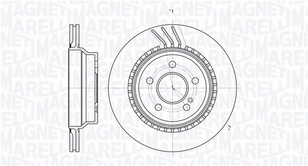 MAGNETI MARELLI Féktárcsa, mind MBD0812_MM