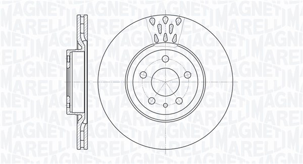 MAGNETI MARELLI Féktárcsa, mind MBD0813_MM