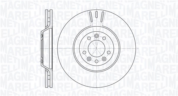 MAGNETI MARELLI Féktárcsa, mind MBD0814_MM