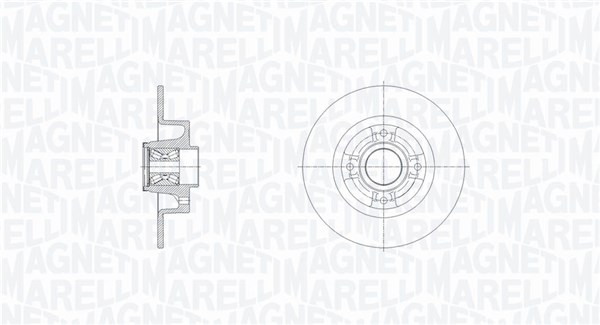 MAGNETI MARELLI Féktárcsa, mind MBD0816_MM