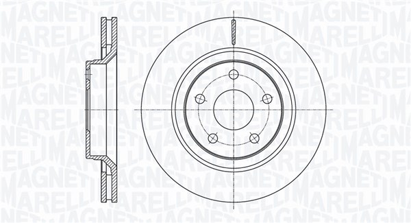 MAGNETI MARELLI Féktárcsa, mind MBD0824_MM