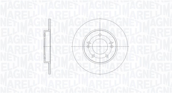 MAGNETI MARELLI Féktárcsa, mind MBD0825_MM