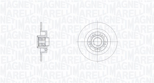 MAGNETI MARELLI Féktárcsa, mind MBD0828_MM