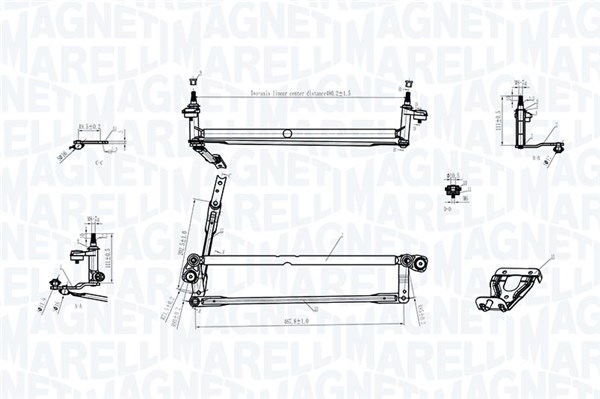 MAGNETI MARELLI Ablaktörlő mechanika 85570177_MM