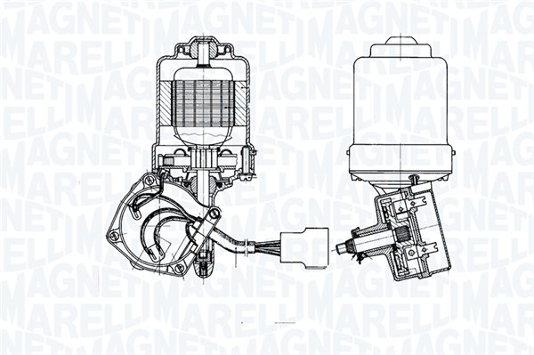 MAGNETI MARELLI Ablaktörlö motor TGE556A_MM