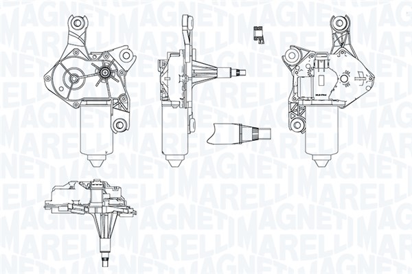 MAGNETI MARELLI Ablaktörlö motor TGL703DM_MM