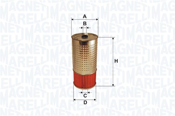 MAGNETI MARELLI Olajszűrő betét 71760682_MM