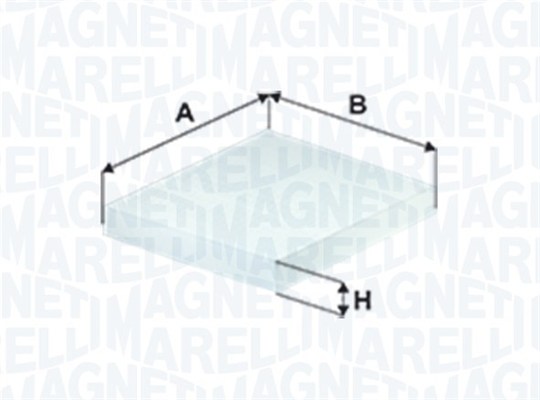 MAGNETI MARELLI Pollenszűrő BCF597C_MM