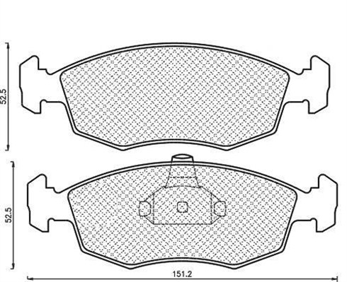 MAGNETI MARELLI Fékbetét, mind BPQ1103_MM