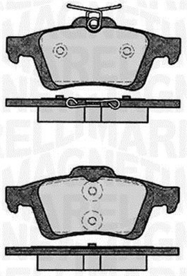 MAGNETI MARELLI Fékbetét, mind PF0796_MM