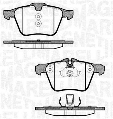 MAGNETI MARELLI Fékbetét, mind PF0823_MM