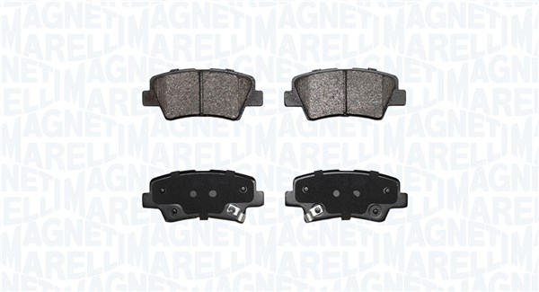 MAGNETI MARELLI Fékbetét, mind PF0852_MM