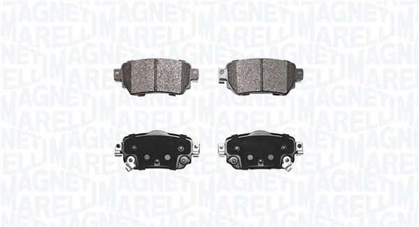 MAGNETI MARELLI Fékbetét, mind PF0889_MM