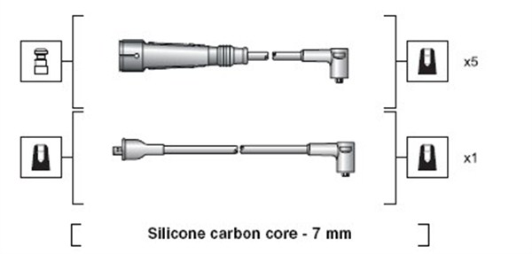 MAGNETI MARELLI Gyújtókábel készlet MSK1046_MM