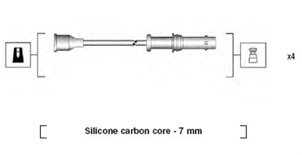 MAGNETI MARELLI Gyújtókábel készlet MSK920_MM