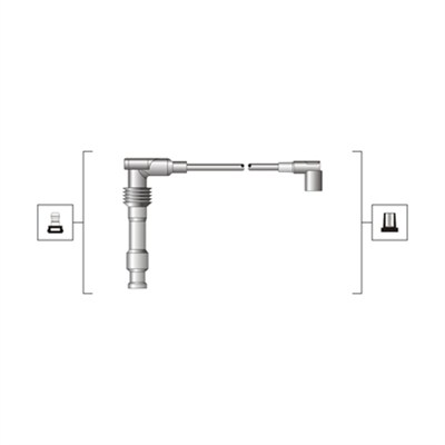 MAGNETI MARELLI Gyújtókábel készlet MSQ0015_MM